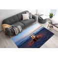thumbnail image 1 of Farmhouse Rug, Stair Rugs, Hallway Rug, Camp Fire Rug, Landscape Rugs, Camp Fire Landscape Rug, Small Rugs, Entryway Rugs, Easy To Clean Rug, 2.6'x9.2' - 80x280 cm, 1 of 8