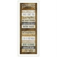 thumbnail image 1 of Trendy Decor4U "Farmhouse Rules" By Marla Rae, Ready to Hang Framed Print, White Frame, 1 of 3