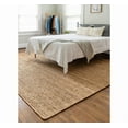 thumbnail image 1 of Farmhouse Rustic Jute Rug Handwoven Rectangular Braided Reversible Natural Area Carpet_4'X6', 1 of 5
