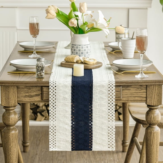 Rustic Modern Table Runner Farmhouse Rustic Table Runner Seasonal Holiday Hollow Kitchen Dining ...