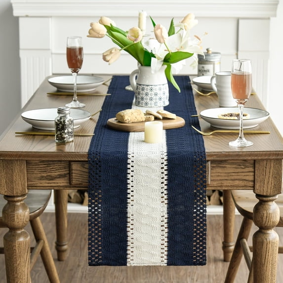 Rustic Modern Table Runner Farmhouse Rustic Table Runner Seasonal Holiday Hollow Kitchen Dining ...