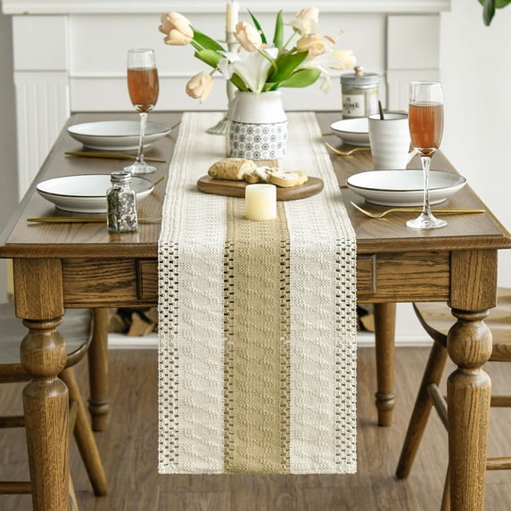 Rustic Modern Table Runner Farmhouse Rustic Table Runner Seasonal Holiday Hollow Kitchen Dining ...