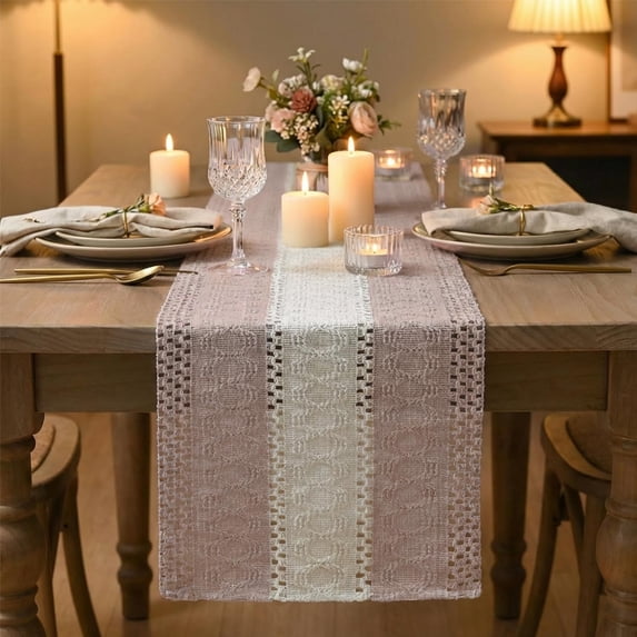 Rustic Modern Table Runner Farmhouse Rustic Table Runner Seasonal Holiday Hollow Kitchen Dining ...