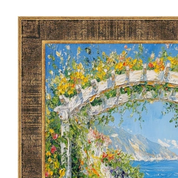 Farmhouse Rustic Wood Black Gold Picture Frame 30x40 frame