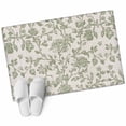 thumbnail image 1 of Farmhouse Sage Green Large Area Rugs for Bedroom Living Room, Soft Non Slip Carpet Bedside Rug, Vintage Flower Leaf Botanical Rectangular Floor Cover Kitchen Accent Rug 2'x3' for Dining Room/Office, 1 of 9