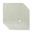 thumbnail image 1 of Farmhouse Sage Green White Striped Cloth Napkins, Modern Stripes Washable and Reusable Dinner Napkins Set of 8, Table Napkin for Kitchen Party Birthday Wedding Hotel Housewarming 20"x20", 1 of 8