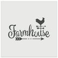 thumbnail image 1 of Farmhouse Script Font Arrow Rooster Weathervane DIY Cookie Wall Craft Stencil - 4.5 Inch, 1 of 5