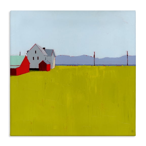 Farmhouse & Shed Landscape Canvas Wall Art, design by Ruth LaGue