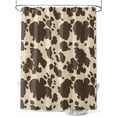 thumbnail image 1 of Farmhouse Shower Curtain, Animal Cow Print Bathroom Decor Curtains Set with Hooks, Brown White Waterproof Fabric Home Accessories， 72 X 72 Inch Long, 1 of 6