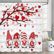 Farmhouse Shower Curtain Brown