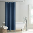 thumbnail image 1 of Farmhouse Shower Curtain Stall Heavy Duty Fabric Shower Curtain Quality Bathroom Decor for Showers Bathtubs RV, 36 x 72 inch, Blue, 1 of 6