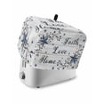 thumbnail image 1 of Farmhouse Small Toaster Cover 2 Slice, Kitchen Appliance Covers, Blue Country Texas Star Vintage Berries Wooden Toaster Oven Cover with Loop, Bread Machine Cover Polyester Dust Cover Protection, 1 of 4