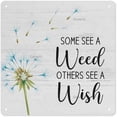 thumbnail image 1 of Farmhouse Spring Sign Spring Sign Funny Weed Decor Rustic Floral Plaque Spring Decor for Market Office Wall Countertop Decoration Home Decor Metal Tin Sign Wall Decor 8 * 8 in, 1 of 4