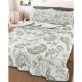 thumbnail image 1 of Farmhouse Spring Twin XL Size Down Alternative Comforter, Lightweight Comforter Quilt Bedding Set with Pillow Shams Sage Green Fruit Plant Leaf Flower All Seasons Bed Comforter Duvet Insert 68"x98", 1 of 7