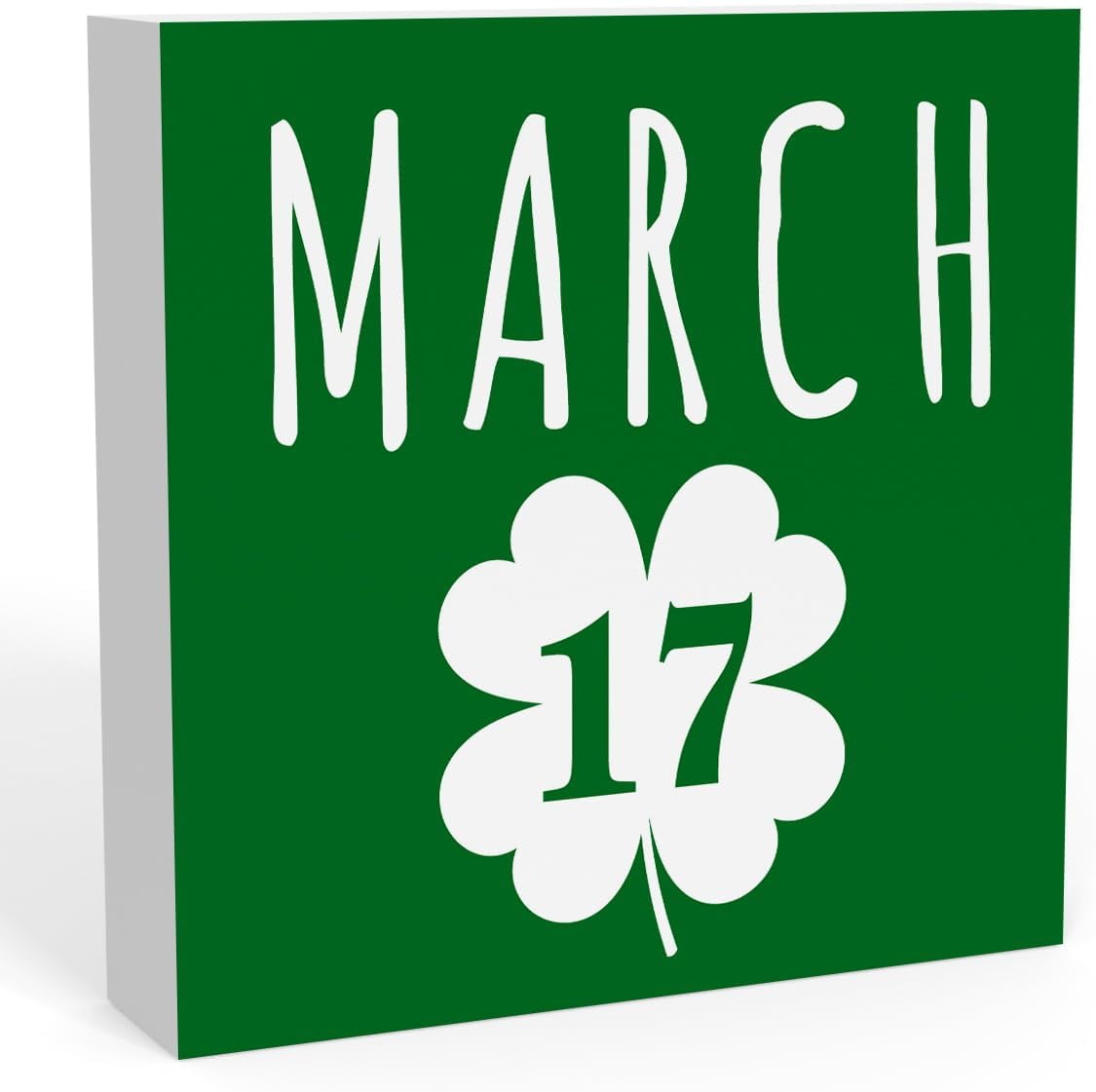 Farmhouse St Patricks Day Home Office Desk Decor Irish Good Luck Gifts for Her Women March 17