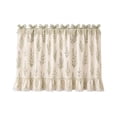 thumbnail image 1 of Farmhouse Stove Skirt Kitchen Oven Curtain – 30.7" x 21.3" Tie-On Fabric Cover with Lace Ruffle for Cottage Style Fall Decor, 1 of 5