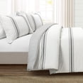thumbnail image 1 of Farmhouse Stripe Comforter Set by Lush Decor, 1 of 11