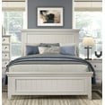 thumbnail image 1 of Farmhouse Style Full Size Panel Bed 1Pc Classic White Finish Modern Bedroom Wooden Furniture, 1 of 7