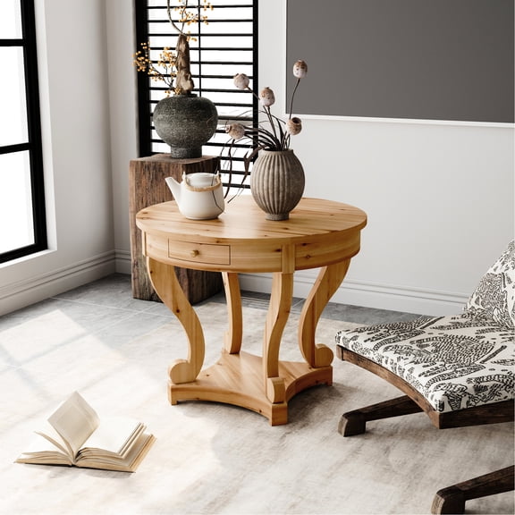 Farmhouse Style Table for Two | In Kitchen or Dining Room, Perfect for Intimate Meals