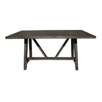 Farmhouse Style Trestle Dining Table