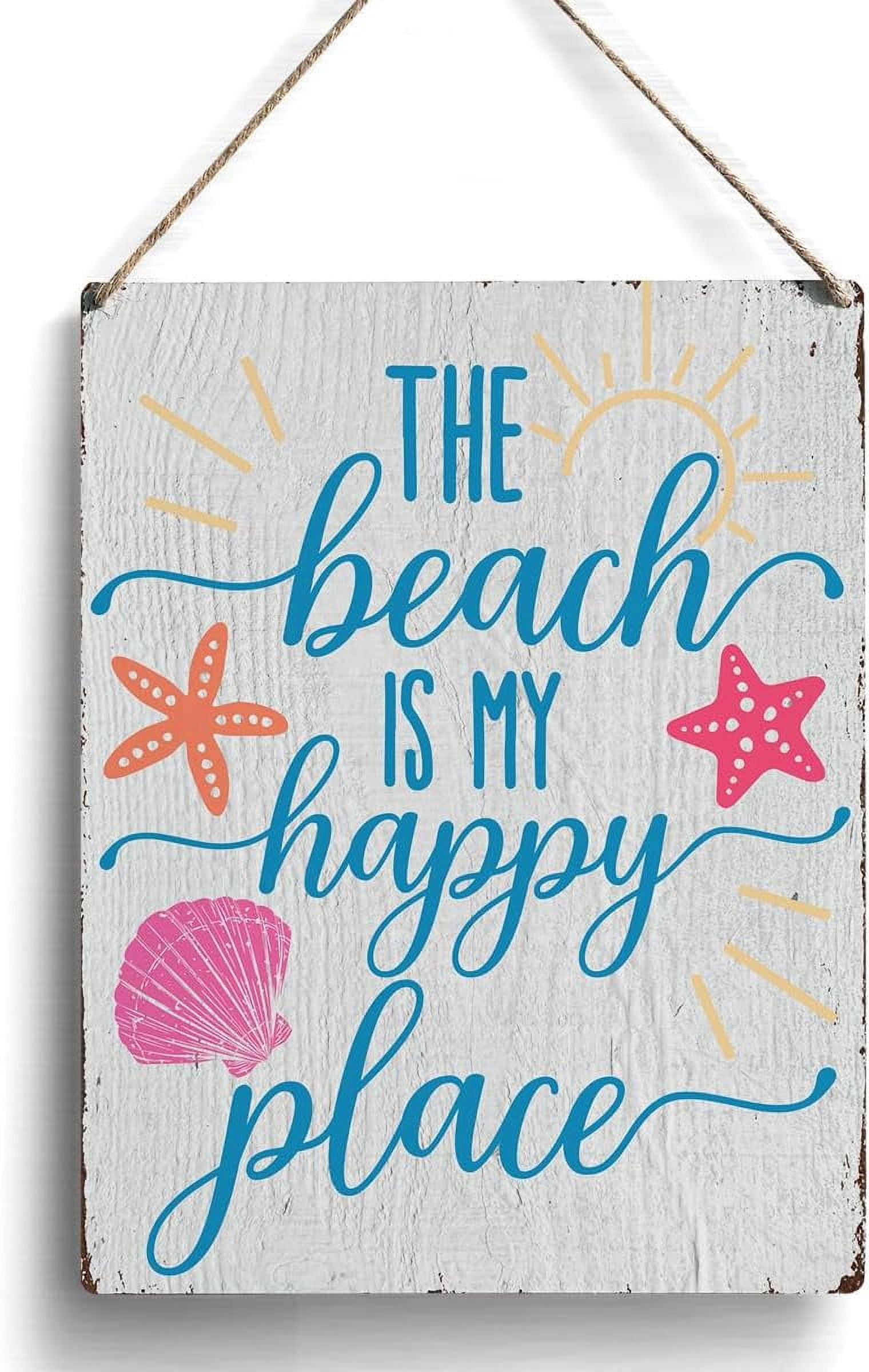 Curated visual reference: Visual Reference: Farmhouse Summer Beach Wooden Sign Artwork Beach Theme Wood Sign