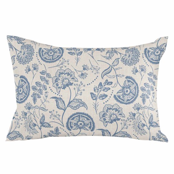 Farmhouse Summer Botanical Vintage Standard Size Pillow Cover, Pillowcase Protectors with Zipper, Breathable Decorative Throw Pillow Case Cover, Pillow Shams for Couch Sofa 20x26Inch