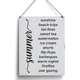 thumbnail image 1 of Farmhouse Summer Sunshine Beach Trips Wooden Sign Artwork, Summer Wood Sign Wall Art Hanging Sign Home Kitchen Outdoor Decor 8x10 Inch, 1 of 3