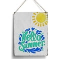 thumbnail image 1 of Farmhouse Summer Wooden Sign Artwork, Summer Sunshine Wood Sign Wall Art Hanging Sign Home Decor 8x10 Inch, 1 of 3