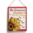 thumbnail image 1 of Farmhouse Sunflower Butterfly Wooden Sign Artwork, Summer Sunshine Wood Sign Wall Art Hanging Sign Home Decor 8x10 Inch, 1 of 3