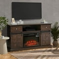 Farmhouse TV Stand Entertainment Center for 65 inch TV 58" Wood TV