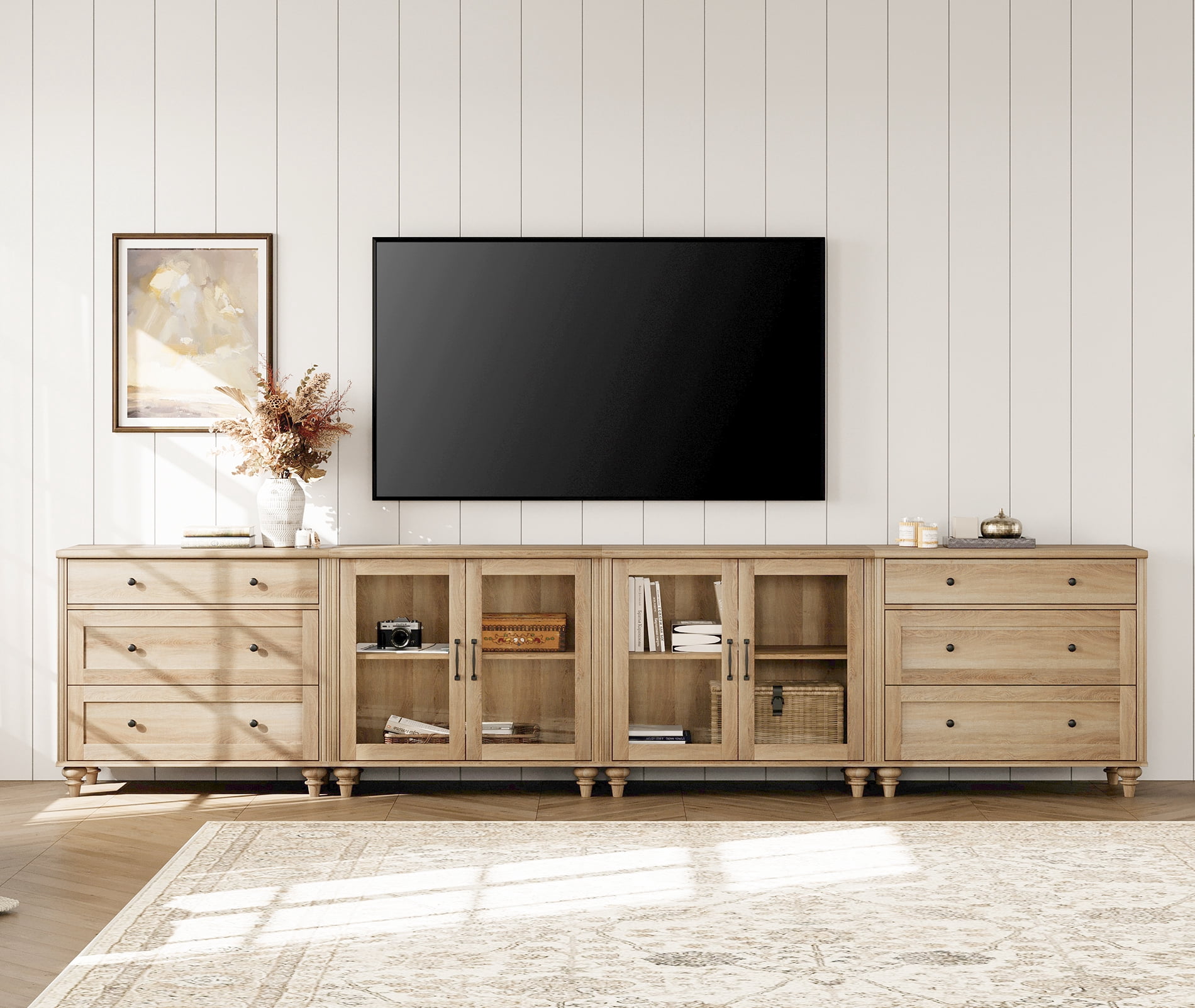 modern media dresser Mid-century TV Stand