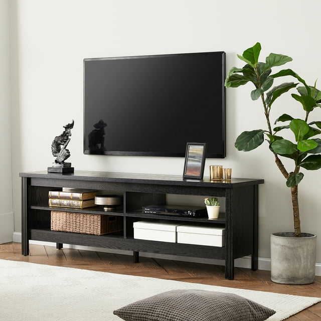 Farmhouse TV Stand for 65 Inch TV, Wood TV Media Console for 55 60 inch ...