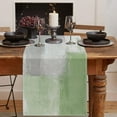 thumbnail image 1 of Farmhouse Table Runner, Vintage Blue and Grey Abstract Art Painting for Kitchen Coffee Table Family Dinners Holiday Parties Wedding Events Decor(13x72 inch), 1 of 6