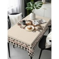 thumbnail image 1 of Farmhouse Tablecloth Rectangle Table Cloth 60x120, Waterproof Tablecloth Outdoor Table Cloth, Country Star Berry Plaid Lodge Grey Brown Washable Table Cover for Kitchen Dinning Party, 1 of 8
