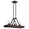thumbnail image 1 of Farmhouse Three Light Chandelier-Auburn Stained Finish Bailey Street Home 147-Bel-1634644, 1 of 4