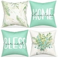 thumbnail image 1 of Farmhouse Throw Pillow Covers 18x18inch Spring Decorative Pillow Covers Sweet Home Pillowcase Spring Summer Couch Outdoor Pillow Covers Decorations, 1 of 6