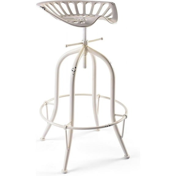 Farmhouse Tractor Seat Bar Stool 25-30.7inch Counter Bar Height Adjustable Rustic Breakfast Dinning Chair Office Guest Stool