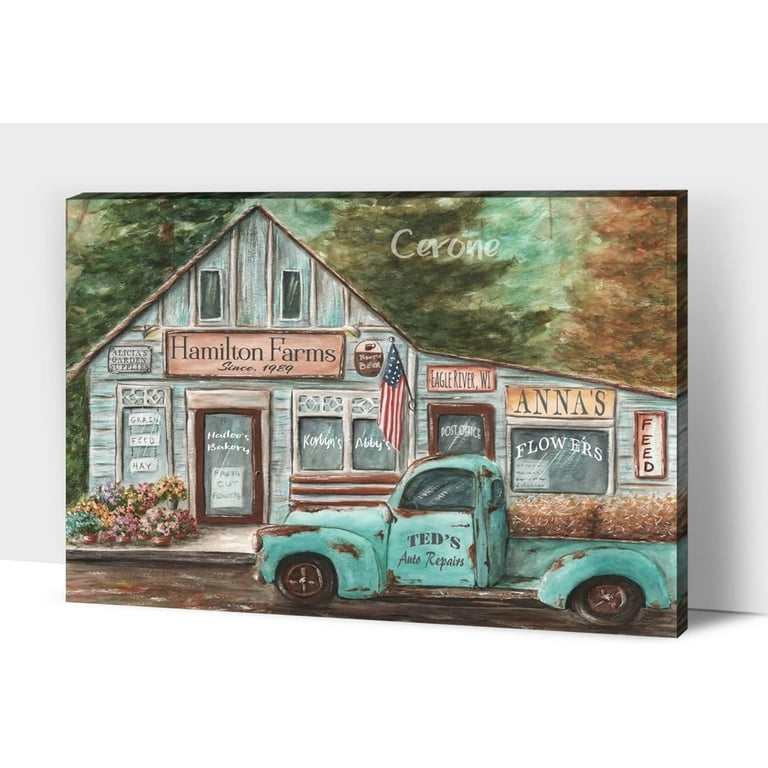 Eagle River Wisconsin Framed Horizontal Poster Eagle River Wisconsin Framed Horizontal Poster