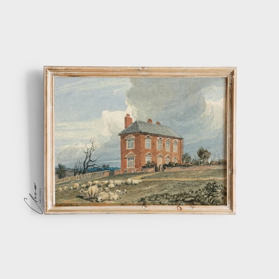 Farmhouse Vintage Gallery Wall, Eclectic Interior Decor, Fall Wall Art, Retro, Rustic Print Home Decor #112, Stretched Canvas Size 12x18