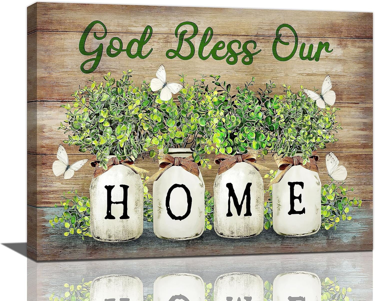 God Bless The Broken Road Wall Art Bless This Home Sign | Living Room Wall  Décor | Housewarming Gift | Blessed Sign Farmhouse Canvas | Religious Quotes  Wall Art God Blessed The Broken Road Canvas, image size:1500x1201