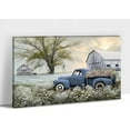 thumbnail image 1 of Farmhouse Wall Art, Vintage Barn and White Daisy Florals Picture Canvas Wall Art, Country Old Truck Canvas Prints, Vibrant Spring Landscape Prints for Farmhouse Living Room Wall Decor 12x18 Inches, 1 of 6