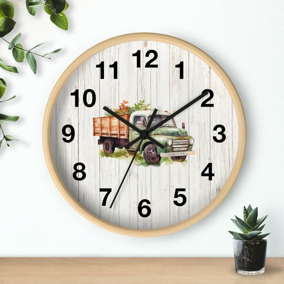 Farmhouse Wall Clock 10-inch Cottagecore Charm Home Decor Aesthetic Gift