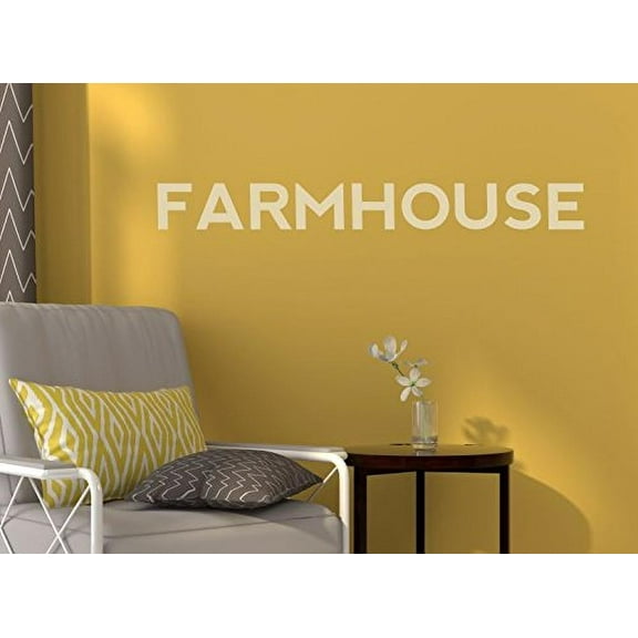Farmhouse Wall Decals&nbsp;Farm Decor&nbsp;Vinyl Lettering Wall Art Stickers Beige