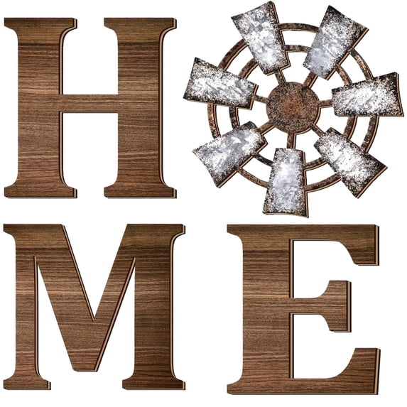 Farmhouse Wall Decor Wooden Home Sign Rustic Hanging Letters Decorative Art Signs Living Room Kitchen Bedroom Entryway House