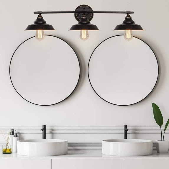3-Light Oil Rubbed Bronze Vanity Light