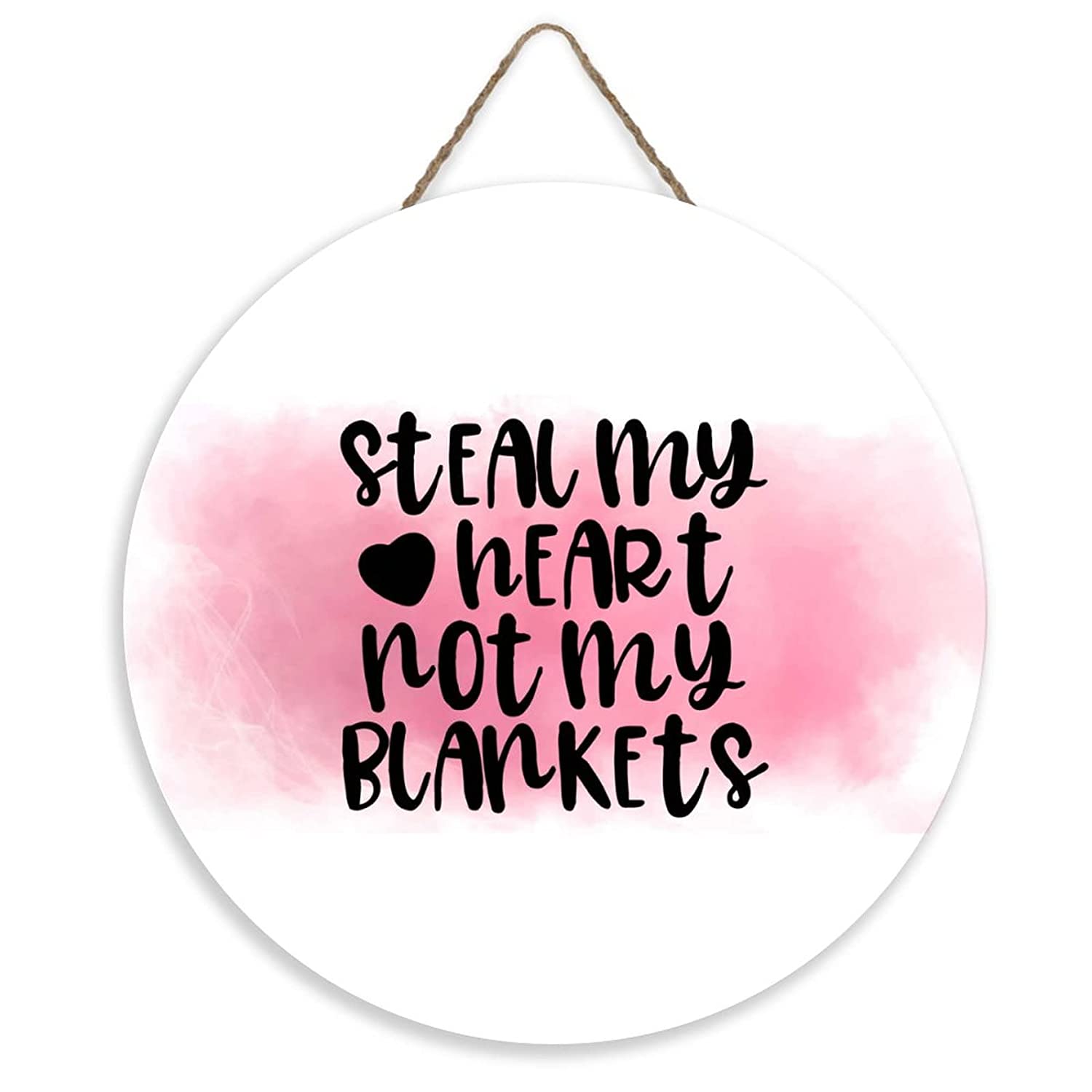 Farmhouse Sign Steal My Heart Not My Blankets Front Door Sign