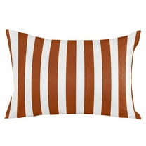 Farmhouse White Simple Vertical Striped Queen Size Pillow Cover, Pillowcase Protectors with Zipper, Breathable Decorative Throw Pillow Case Cover, Pillow Shams for Couch Sofa 20x30Inch
