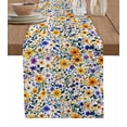 thumbnail image 1 of Farmhouse Wildflowers Table Runner 36 Inches, Watercolor Colorful Flowers Floral Bed Runner Dresser Scarves Tabletop for Indoor Outdoor Parties/Ceremony/Banquet, 13"x 36", 1 of 8