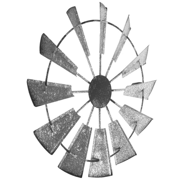 Farmhouse Windmill Wall Decor Rustic Iron Wall Hanging Decoration Wall Decor Windmill Decor