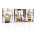thumbnail image 1 of Farmhouse Window Scene Canvas Prints Birds Wall Art Decor Picture Rustic Country Painting Framed for Bedroom Living Room Bathroom 12''×16'' 3Pcs, 1 of 6